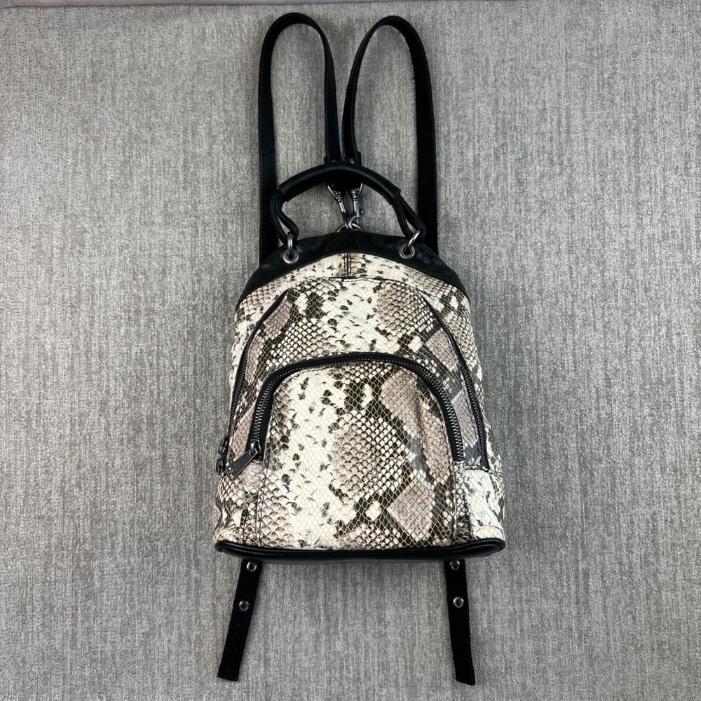 Patricia Nash Snakeskin Python Leather Convertibl… - image 2